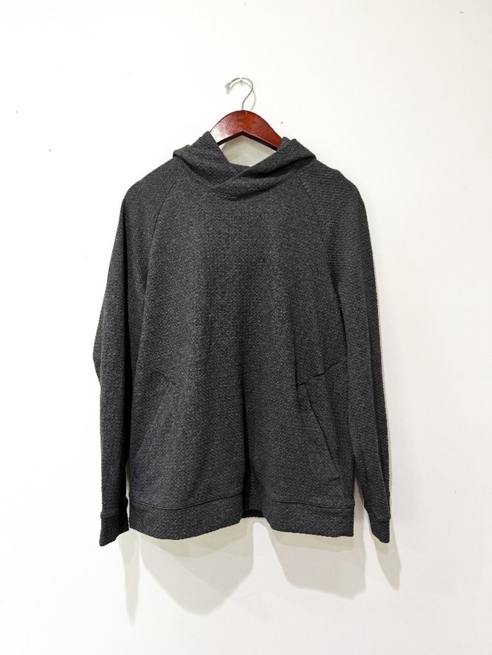 Lululemon Ease The Day Hoodie Heathered Black/Black Size S